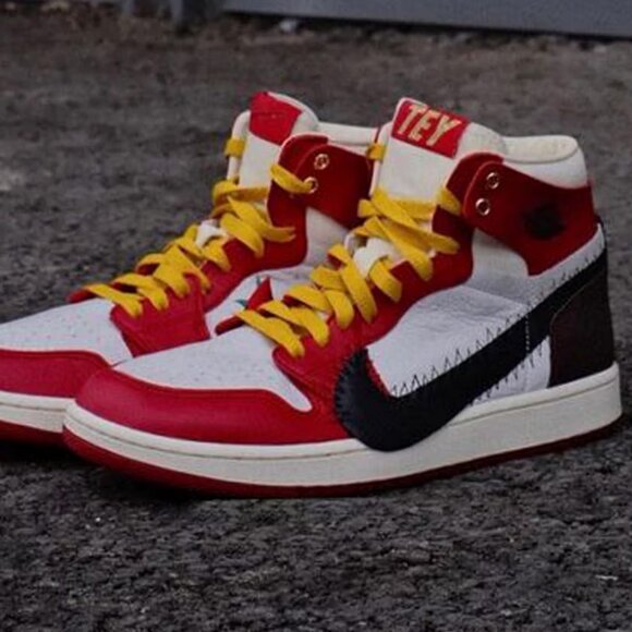 Nike Air Jordan 1 Zoom Comfort 2 x Teyana Taylor Gym Red FJ0604-601 6 US 36.5 EU - Picture 1 of 14